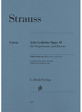 Eight Poems op. 10 medium voice